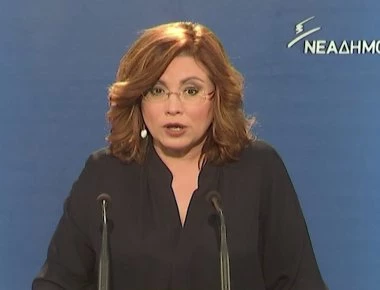 Μ. Σπυράκη για Σκοπιανό: «Ο Αλ. Τσίπρας δεν έχει πολιτική νομιμοποίηση να υπογράψει τη συμφωνία ούτε στην κυβέρνησή του»